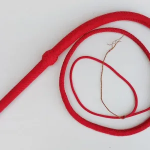 Handmade paracord bullwhip