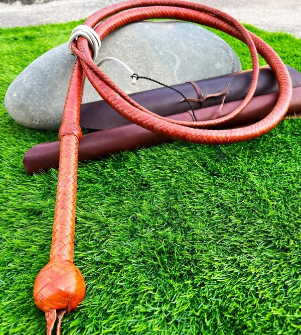 kangaroo leather bullwhip