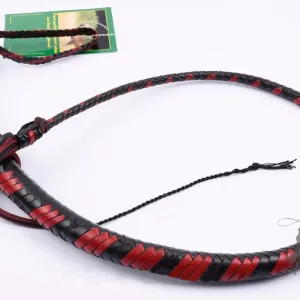 cow hide snake whip