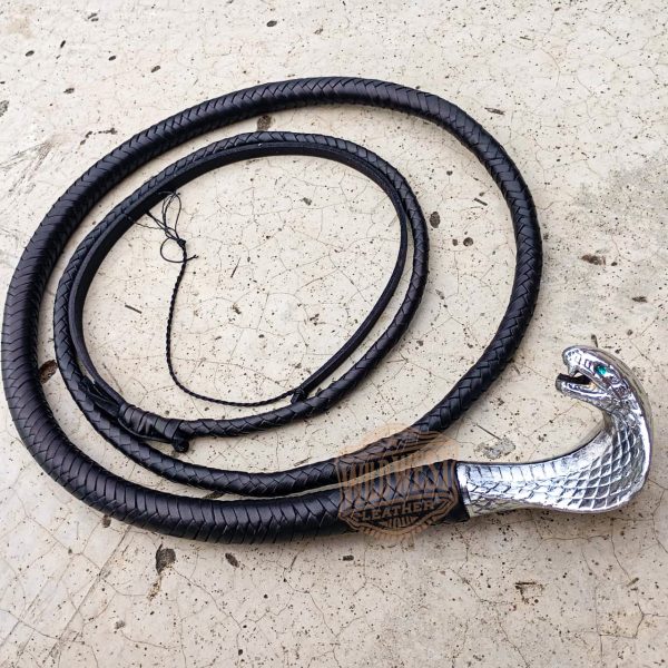 Kangaroo Snake Whip​ Pommeled Cobra Handle